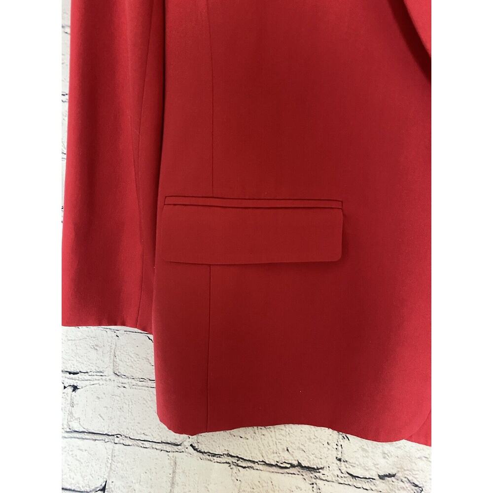 Vtg Pendleton Women's Size 14 Red Suit Long‎ Sleeve Blazer Jacket & Skirt - Picture 16 of 16